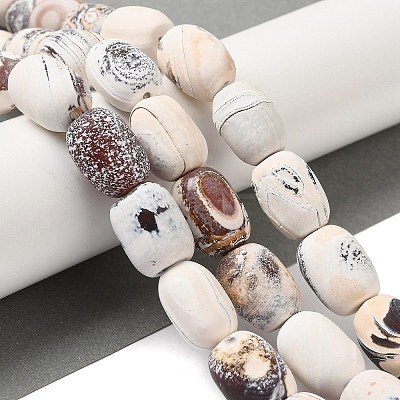 Natural Fire Crackle Agate Beads Strands G-Q169-F09-01-1