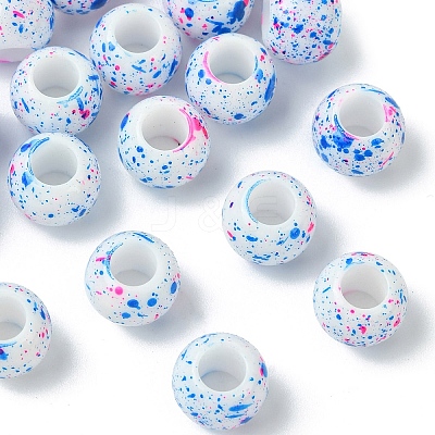 20Pcs Acrylic European Beads OPDL-YW0001-04I-1