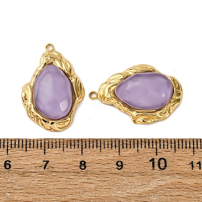 304 Stainless Steel Pendants STAS-L299-23G-03-1