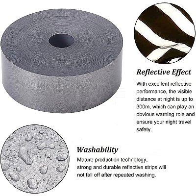 TC Hot Melt Reflective Tape AJEW-BC0003-53-1