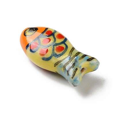 Handmade Porcelain Beads PORC-Z006-04B-01-1