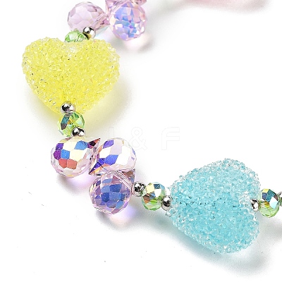 Glass & Iron Beads Mobile Straps AJEW-H153-03A-01-1