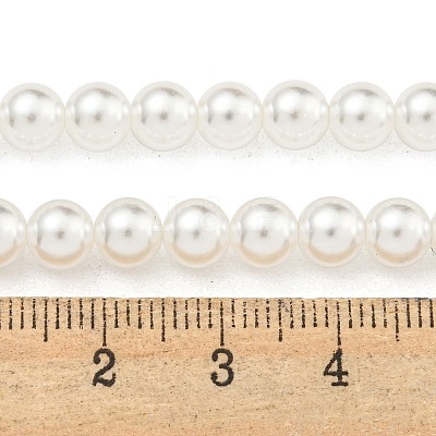 Glass Pearl Beads Strands HY-G002-01C-01-1