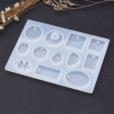 DIY Silicone Pendant Molds AJEW-P041-M-1
