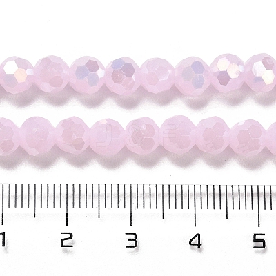 Imitation Jade Glass Beads Stands X-EGLA-A035-J6mm-B02-1