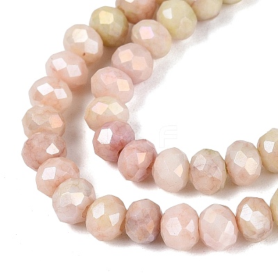 Ombre Effect Dyed Glass Beads Strands GLAA-C023-02-C20-1