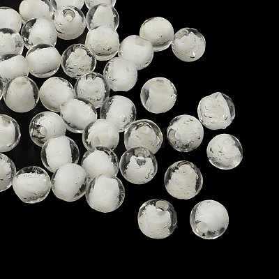 Handmade Luminous Lampwork Beads LAMP-R125-12mm-01-1
