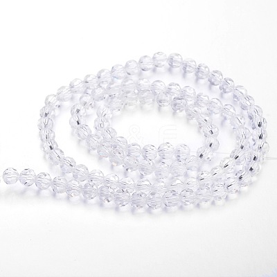 Transparent Glass Bead Strands X-GLAA-G013-8mm-72-1