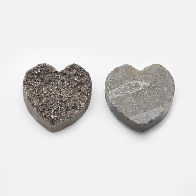 Natural Druzy Quartz Crystal Cabochons G-I207-01L-A-1
