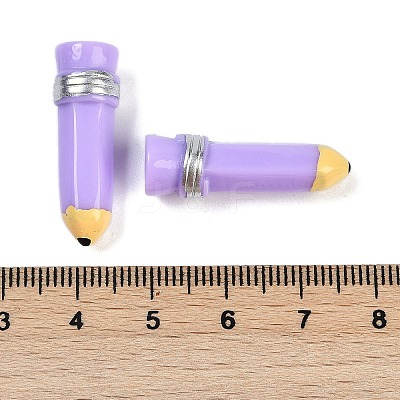 Pencil Resin Cabochons RESI-Q014-06B-1