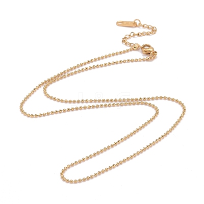 304 Stainless Steel Ball Chain Necklaces NJEW-JN03488-01-1