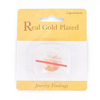 Brass Stud Earring Findings X-KK-S345-260G-1
