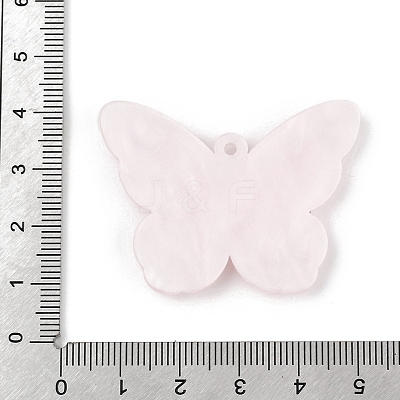 3D Opaque Printed Acrylic Pendants OACR-R007-05B-1