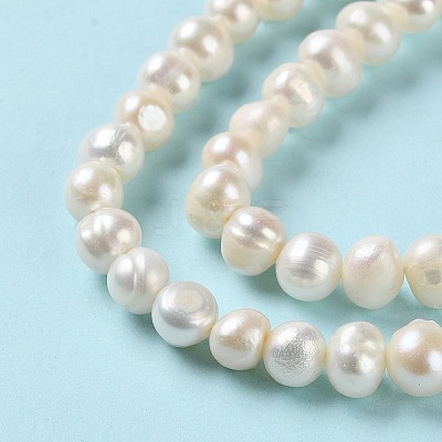 Natural Cultured Freshwater Pearl Beads Strands PEAR-E018-72-1