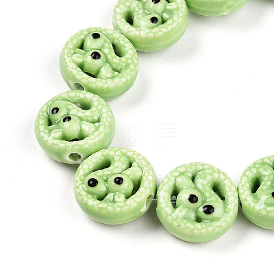 Handmade Porcelain Bead Strands PORC-N011-01A-1