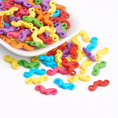 Opaque Acrylic Beads SACR-Q099-M60-1