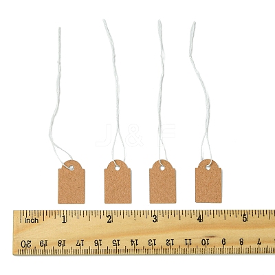 100Pcs Kraft Paper Tags AJEW-FS0001-14-1