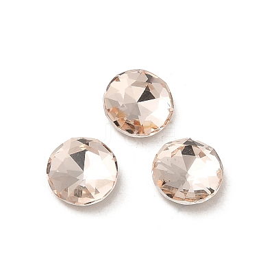 Glass Rhinestone Cabochons RGLA-P037-10A-D261-1