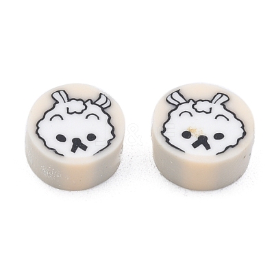 Handmade Polymer Clay Beads X-CLAY-C001-03B-1