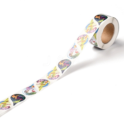 Word Thank You Teardrop Roll Stickers DIY-B031-02B-1