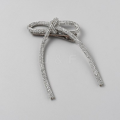 Iron Alligator Hair Clips OHAR-WH20005-38-1