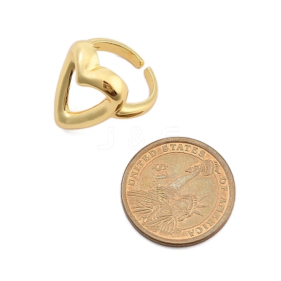 Brass Open Cuff Rings for Women LS-RJEW-F171-01G-01-1