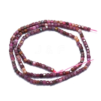 Natural Ruby Beads Strands G-P457-B01-36-1