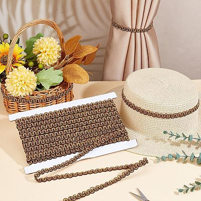 Polyester Wavy Ribbons OCOR-WH0085-29B-1