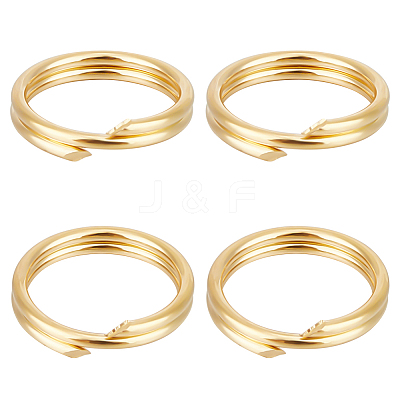 20Pcs 925 Sterling Silver Double Loop Jump Rings STER-BBC0002-11B-G-1