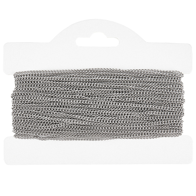 304 Stainless Steel Curb Chains CHS-BBC0001-02-1