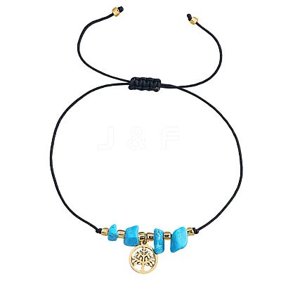 304 Stainless Steel & Brass Charm Bracelets KD3071-1-1