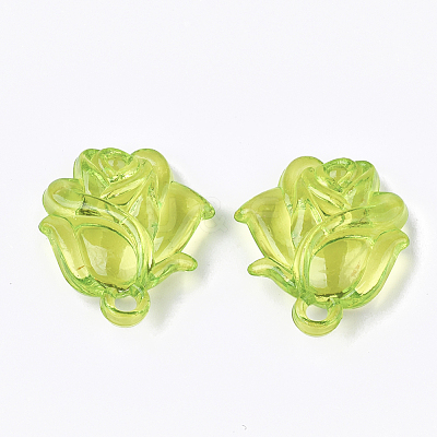 Transparent Acrylic Pendants TACR-S133-081-1