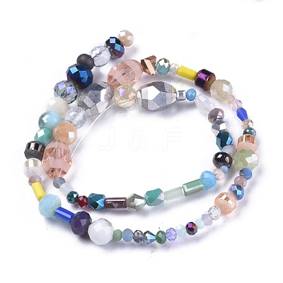 Glass Beads Strands X-GLAA-I043-02-1
