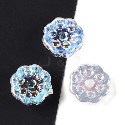 UV Plating Transprent Acrylic Beads OACR-S145-12-1