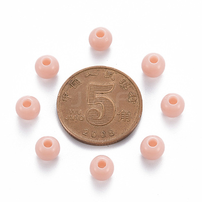 Opaque Acrylic Beads MACR-S370-C6mm-34-1