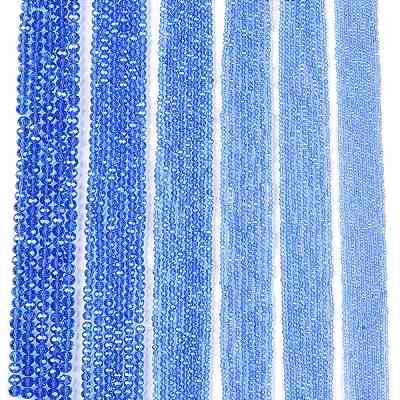 Electroplate Glass Beads Strands EGLA-A044-T1mm-A14-1