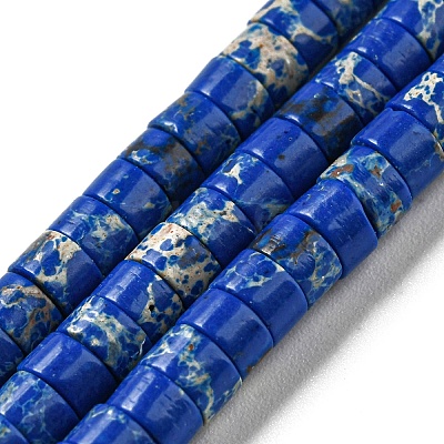 Synthetic Imperial Jasper Dyed Beads Strands G-D077-D01-02B-1