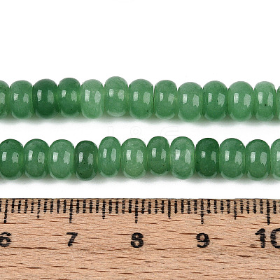 Dyed Natural White Jade Beads Strands G-T139-59A-11-1