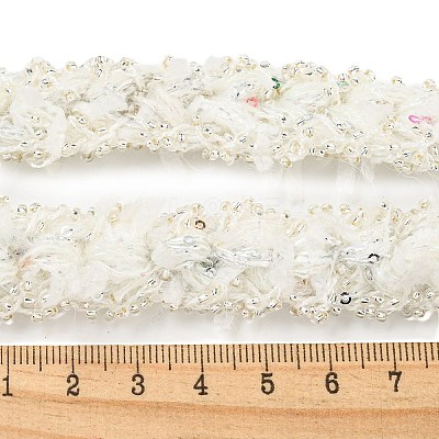 Polyester Crochet Lace Trim OCOR-Q058-32-1