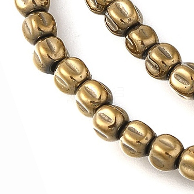 Electroplated Synthetic Non-magnetic Hematite Beads Strands G-C154-A01-01A-1