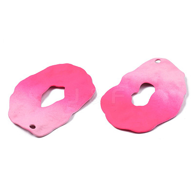 Spray Painted Iron Pendants IFIN-N008-030D-1