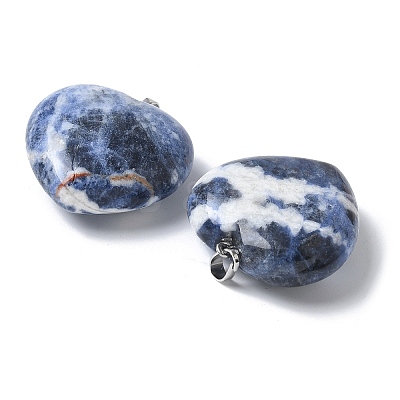 Natural Sodalite Pendants G-A259-02P-04-1