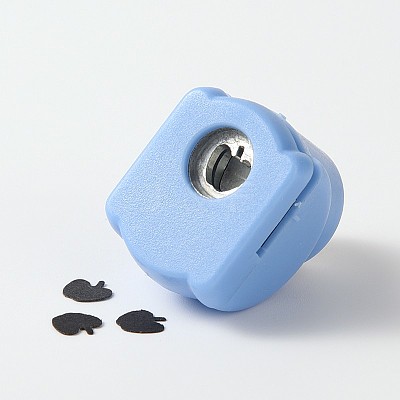 Random Single Color or Random Mixed Color Mini Plastic Craft Punch Sets for Scrapbooking & Paper Crafts AJEW-F003-42-1