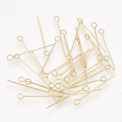 Brass Eye Pins KK-S348-405A-1