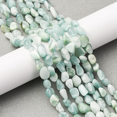 Natural Glass Beads Strands G-K395-A02-01-1