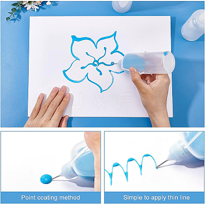 Plastic Glue Bottles DIY-BC0009-16C-1