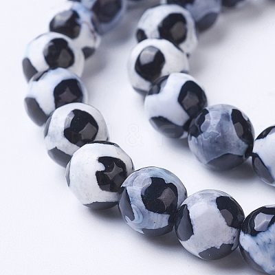 Natural Agate Beads Strands X-G-G752-06-10mm-1