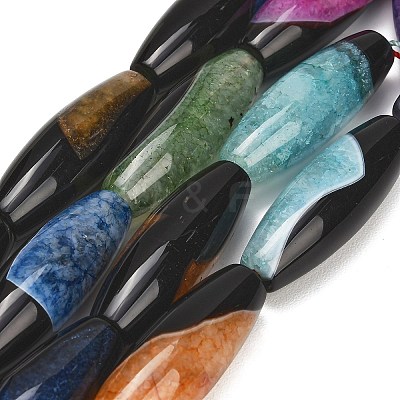 Natural Agate Beads Strands G-L654-G20-01C-1