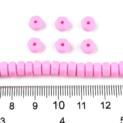 Handmade Polymer Clay Beads Strand CLAY-T021-01G-1