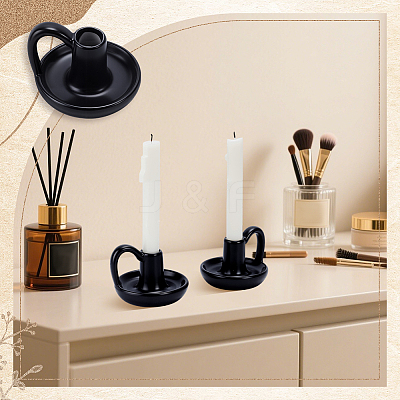 Porcelain Candle Holders DJEW-OC0003-95A-1